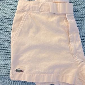 Vintage Men’s Lacoste White shorts